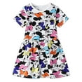 thumbnail image 1 of 2-9 Years Kids Girls Minnie Mouse Shorts Sleeve Dress, 1 of 3
