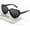 Black, variant on Heart Sunglasses for Women, Polarized Heart Shaped Sunglasses with UV Protection Heart Style Retro Glasses for Shopping