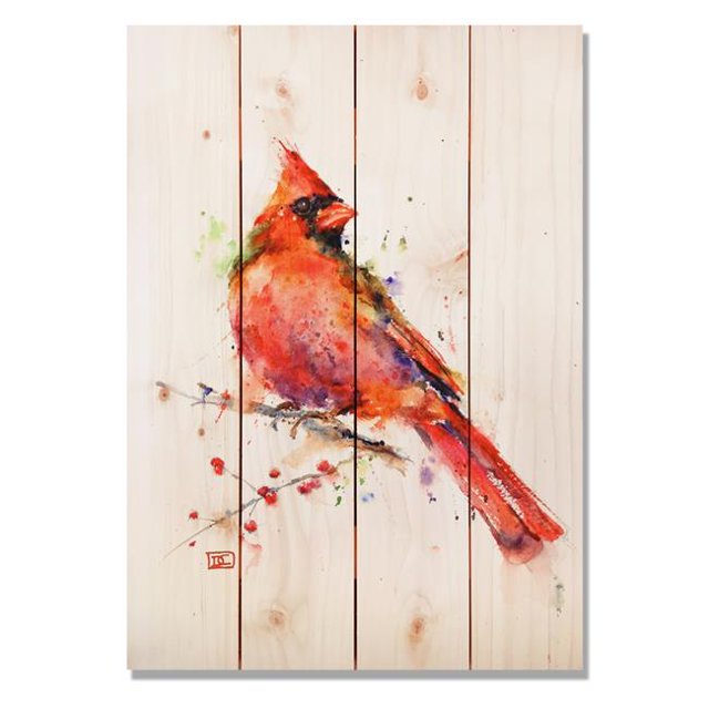 Day Dream DCRC1420 14 x 20 in. Red Cardinal Wall Art