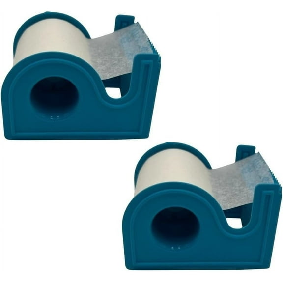 Microporous Medical Surgical Paper Tape 2" X 10 Yards with Dispenser (Pack of 2)