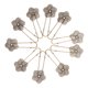 thumbnail image 3 of Broche de flor ANGGREK de Metal Portátil 10 Piezas, 3 of 8