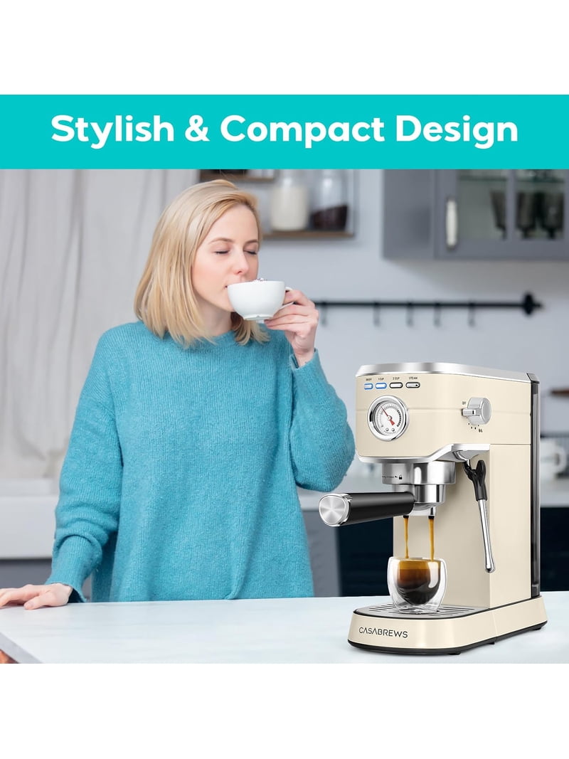 Casabrews 20 Bar Automatic Cappuccino Espresso Machine with Milk