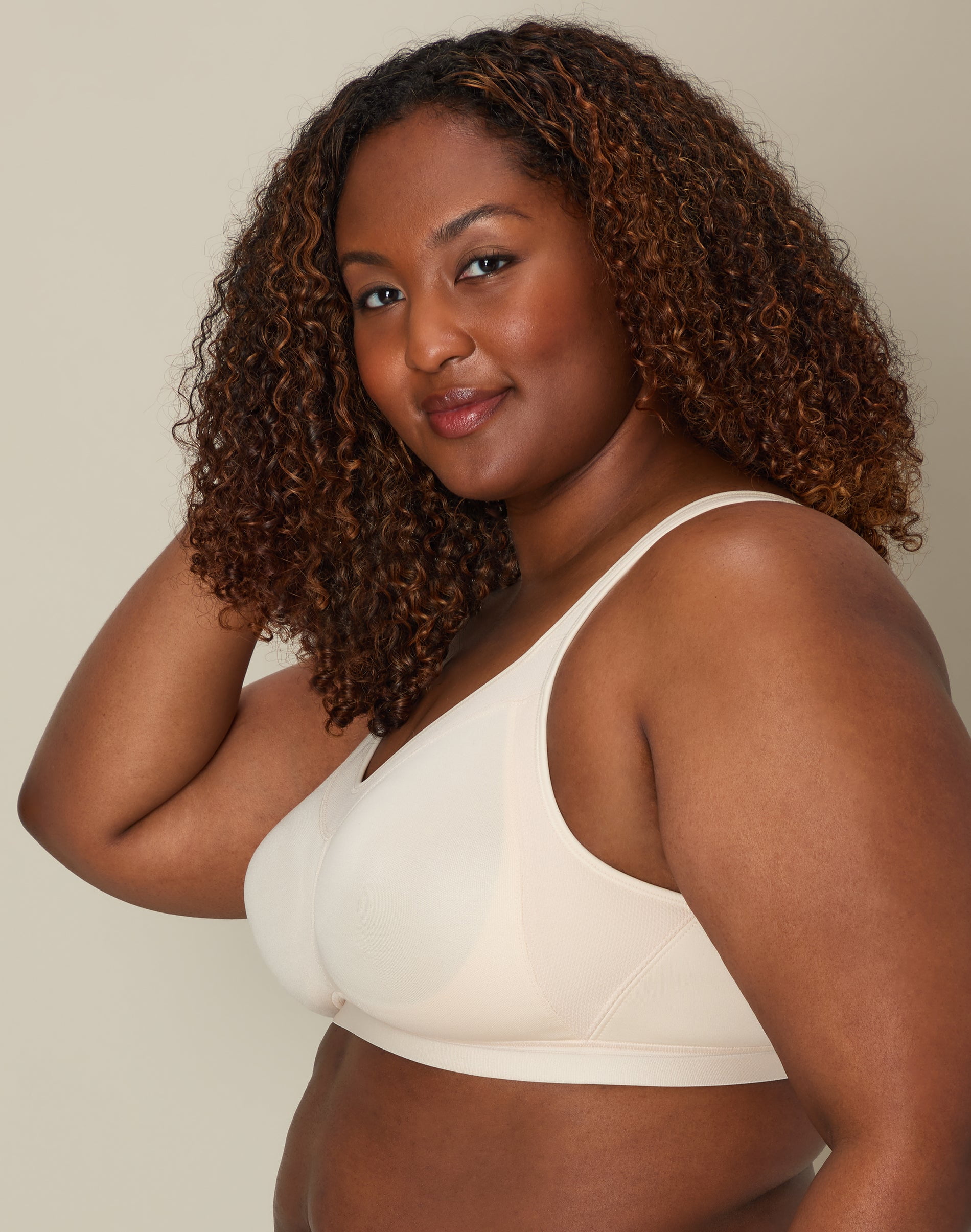 Playtex 18 Hour Wirefree Bra Active Breathable Comfort Seamless M frame Women's 4159