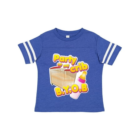 

Inktastic Party at My Crib (pink) Boys or Girls Toddler T-Shirt