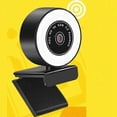 thumbnail image 2 of 5mp Hd Webcam With Microphone Led Webcam, Computer Video Recording, Autofocus Adjustable Base Camera Usb, 2 of 4