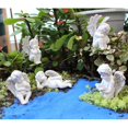 thumbnail image 4 of Escultura decorativa de resina y pequeño detalle paisajístico. Elegante estatua de ángel en miniatura para macetas de jardín., 4 of 8
