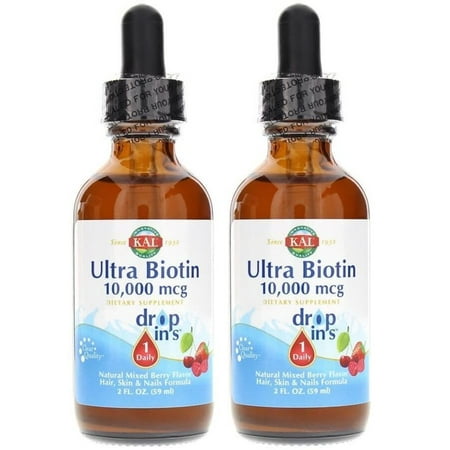 - Kal - Ultra Biotin DropIns, 2 Oz - 2 Packs