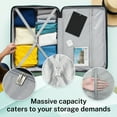 thumbnail image 3 of Luggage Sets 3 Piece Lightweight Luggage with Spinner Wheels ABS Travel Suitcase with TSA Lock 20 24 28 inch Carry on Luggage Silver, 3 of 9