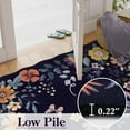 thumbnail image 6 of Moynesa 5'x7' Floral Living Room Rugs, Area Rugs 5x7ft Rug for Bedroom Ultra-Thin Soft Rug, Non-Slip Washable Rugs Stain Resistant Boho Rug Low-Pile Throw Rug for ‎Dining Room Office,Purple, 6 of 8