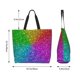 thumbnail image 5 of Disketp Colorful Glitter Bolsa Tote Estampada para Mujer, Bolso de Hombro y de Mano para Compras y Viajes, 5 of 8