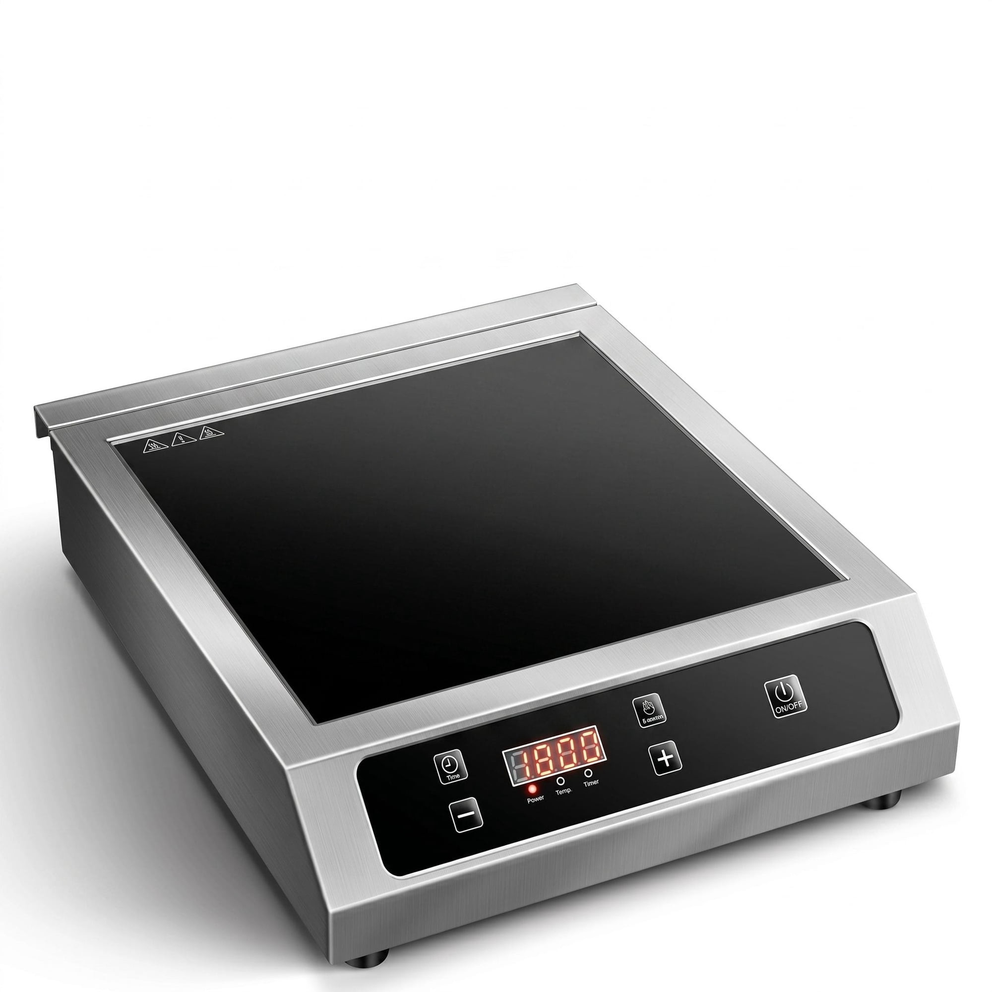 Induction Cooktop 30 inches 1-Burner, 3500W Button Countertop Electric Stove Top, ETL Certified, Black Glass