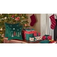 thumbnail image 2 of Christmas Embroidery Throw Pillow Covers 18x18 inch Set of 2 Christmas Dec Velvet Pillowcases Forest Green Xmas Trees Cushion Pillow Cases Soft Square Holiday Pillowcase, 2 of 9