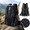 Black, variant on Black 40L Large Capacity Water Resistant Hiking Backpack Multi Compartment With Hip Belt For Outdoor Travel Camping
