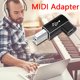 thumbnail image 3 of Bsvklp Adaptador USB Tipo C A USB Tipo B para Controlador MIDI Impresora (codo Negro), 3 of 9