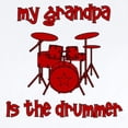 thumbnail image 2 of CafePress - My Grandpa Is The Drummer Infant Bodysuit - Baby Light Bodysuit, Size Newborn - 24 Months, 2 of 4