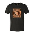 thumbnail image 2 of Wild Bobby Straight Outta Cincinnati CIN Fan | Fantasy Football | Mens Sports Premium Tri Blend T-Shirt, Vintage Black, 2XL, 2 of 4
