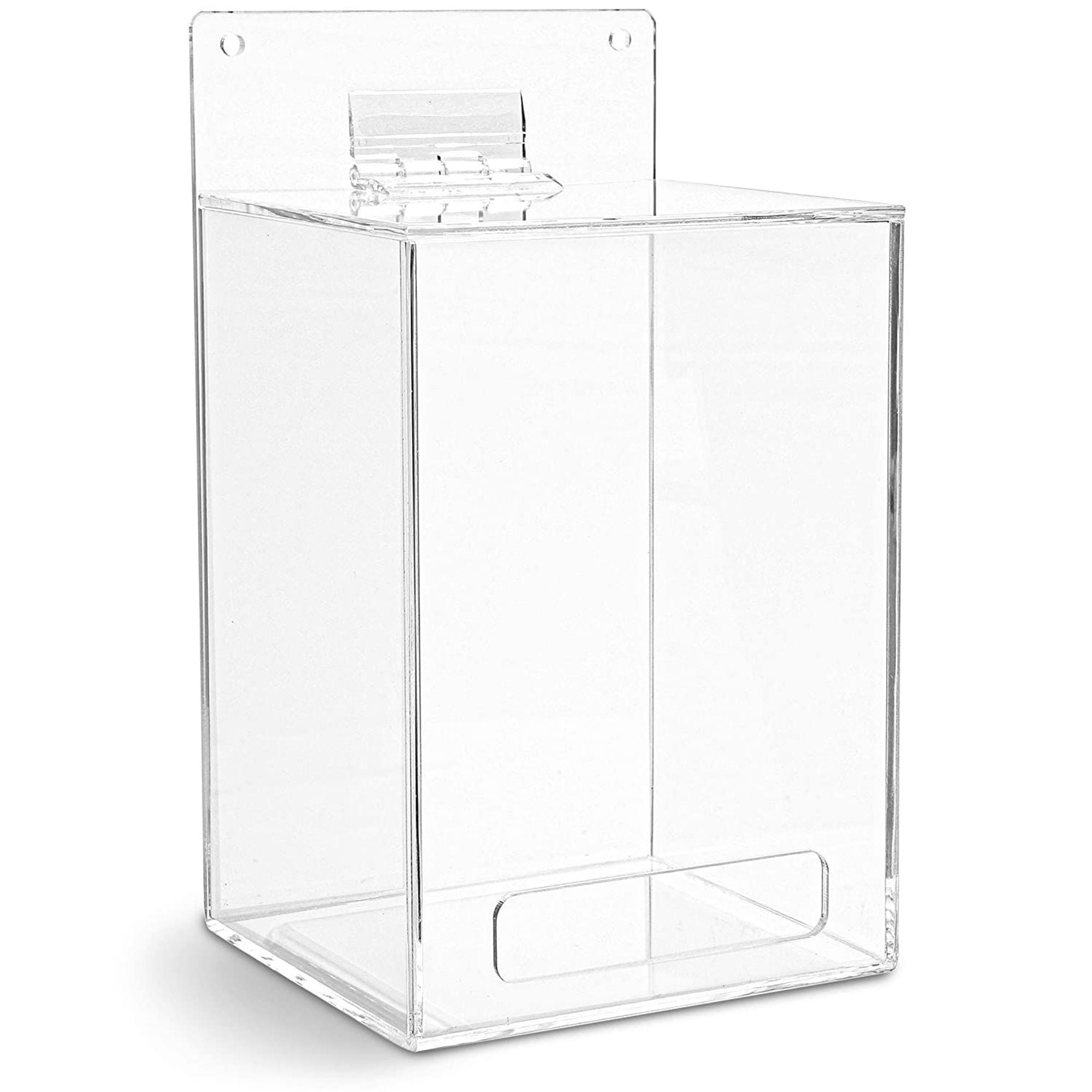 Wall Mount Acrylic Dispenser Container for Shoe Cover/ Gloves