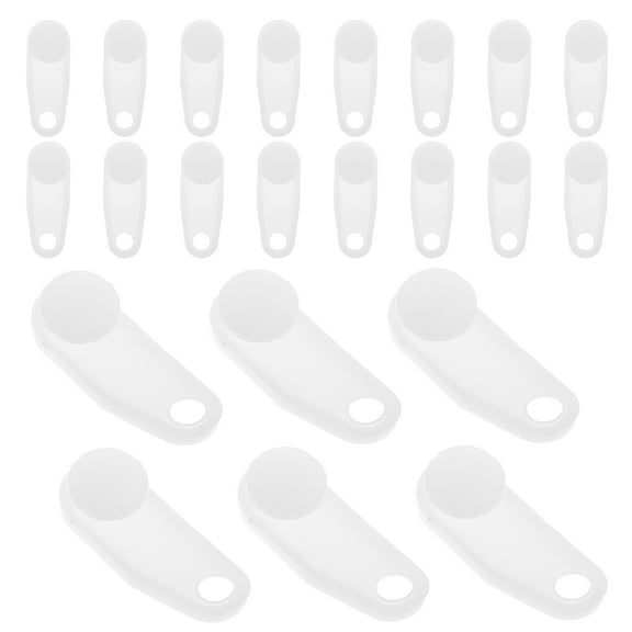 Worgeous 30pcs Curtain Gliders Drapery Track Curtain Mute Wheels Rollers