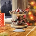 thumbnail image 1 of Carrusel navideño 2D con base, ideal para regalar. Decoración para el hogar. Letrero acrílico decorativo para cumpleaños, esposa, niñas, niños y, 1 of 8