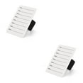 thumbnail image 4 of Vogacara Fake Eyelash Tray Display Glass Extension Elastic Stand Pallet Hand Tool Pad Palette Plate Strip Lashes for Makeup Accessories Blanco 2Conjunto, 4 of 6
