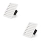 thumbnail image 2 of Qarigey Fake Eyelash Tray Display Glass Extension Lashes Plate Pallet Elastic Hand Pad Strip Palette Tool Stand for Makeup Accessories Blanco 2Conjunto, 2 of 6