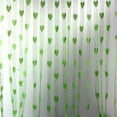thumbnail image 1 of Cute Heart Line Tassel String Door Curtain Window Room Divider Curtain Valance Black, 1 of 4