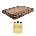 thumbnail image 1 of John Boos Tenmoku 20 x 15" Cutting Board with Steel Feet and Maintenance Oil Set, 1 of 12