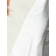 thumbnail image 5 of Abrigo elegante Allegra K para mujer, abrigo largo con cinturón y cuello chal, talla XL, blanco, 5 of 6