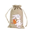 thumbnail image 2 of Bolsa con cordón para golosinas de Pascua, bolsa para envolver dulces, bolsa para galletas, bolsa para fiesta de Pascua Estilo H, 2 of 9