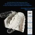 thumbnail image 6 of Custom Night Guard, Durable Mouth Guard Teeth Guard Ultra Thin Brace Dental Day Guard Clear Teeth Retainer - One Pack Lower Guard, 6 of 6