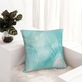 thumbnail image 6 of Pofeuu Blue Marble Print Double-sided plush pillowcase Square Throw Pillow Covers Pillows Cover for Living Room Bedroom Sofa Couch Cushion Cover（No pillow core）-22"x22", 6 of 7