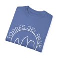 thumbnail image 3 of Torres Del Pane Chile Illustration Gift Retro Outdoors Graphic Saying Men Women Unisex Garment-Dyed T-shirt, 3 of 4