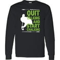 thumbnail image 3 of Inktastic Pool Player Billiards Quote Long Sleeve T-Shirt, 3 of 5