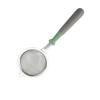 PEONAVET Stainless Steel Spoon Plastic Handle, Stainless Steel Spoon, Mesh Filter, 304 Stainless Steel Skimming Spoon, With Vacuum Ergonomic Handle, Kitchen Cooking