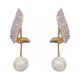thumbnail image 1 of Pendientes de plata 925 con perlas y cristales, aretes colgantes, joya para mujer, fiesta de boda, 1 of 5
