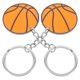 thumbnail image 3 of 2 llaveros con dije de baloncesto para amantes de los deportes, recuerdo de graduación, llavero de aficionado al baloncesto, llavero de baloncesto en miniatura, recuerdos de fiesta deportiva., 3 of 4