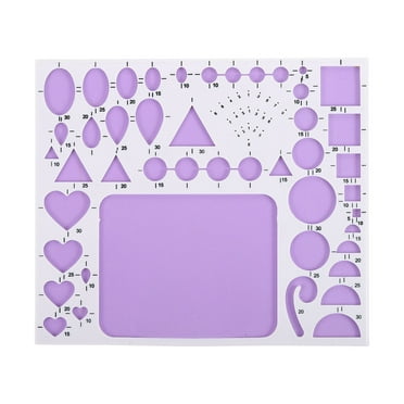Uxcell Paper Quilling Template Board, 8.3 x 7 Inch Quilling Board, White