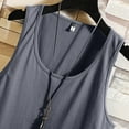 thumbnail image 3 of Aofany Men Plus Size Fitness Tank Tops Loose Sleeveless Bodybuilding Round Neck Vest Blouse, 3 of 5