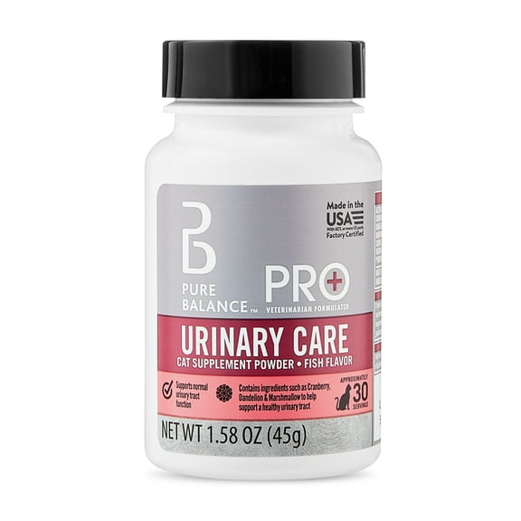 Pure Balance Pro Veterinarian Formulated Urinary Care for Cats,Fish Flavor, 30 Servings
