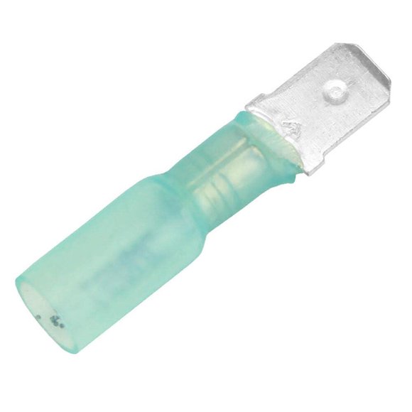 Desconectador macho termorretráctil Pacer 16-14 AWG, paquete de 100