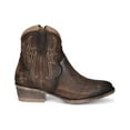 thumbnail image 2 of Circle G Women's Embroidered Tobacco Fashion Booties Round Toe - Q5161 6 1/2 M  US, 2 of 4