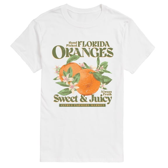 Instant Message - Florida Oranges Short Sleeve Graphic T-Shirt