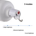 thumbnail image 4 of 4 Pcs Ampoules d'Urgence 80W Rechargeables Ampoule LED avec Crochet 3 Vitesses Réglables Lanterne de Camping Économe en Énergie pour Randonnée Urgence Randonnée Pêche Éclairage de Marché Lampe de Stand, 4 of 8