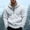 White, variant on YLSDY Men's Fuzzy Sherpa Hoodies Quarter Zip Pullover Sweatshirts Long Sleeve Sport Winter Warm Hooded Outwear with Pocket Black L