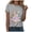 Grey, variant on Halloween T Shirt Women Shirt Witches Graphic Tees Casual Short Sleeve Holiday Shirts Top (Red, XXL)