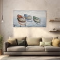 thumbnail image 4 of Yosemite Home Decor 3130046 Bateau à Rames Harmonie II Peint à la Main sur Toile & 44; Multicolore, 4 of 4