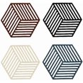 thumbnail image 1 of 4 X High Temperature Resistant Silicone Placemats Geometric Placemats, 1 of 1
