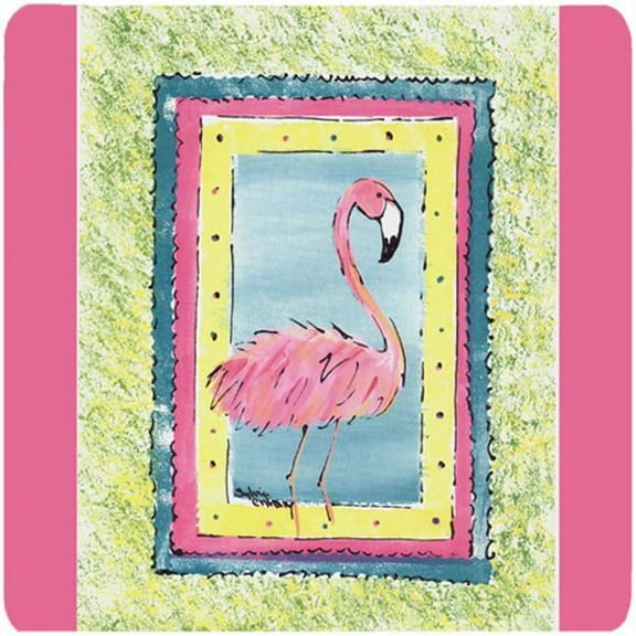 Bird - Flamingo Foam Coasters - Set 4