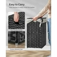 thumbnail image 6 of SONGMICS 90L Laundry Hamper with Lid Folding Laundry Basket Clothes Hamper with Removable Liner for Laundry Room Black, 6 of 8