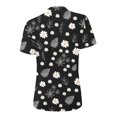 thumbnail image 4 of Mujeres Verano Cuello Redondo Manga Corta Estampado Sin Tirantes Camiseta Tops Blusas OAVQHLG3B Store lin121212, 4 of 4